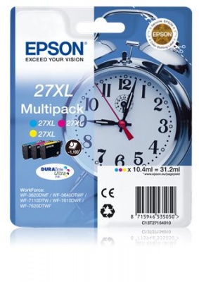 T27154010 Tintapatron multipack Workforce 3620DWF,7110DTW nyomtatóhoz, EPSON, c+m+y,31,2 ml