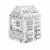 Játékház, színezhető, karton, FELLOWES, Kávéház