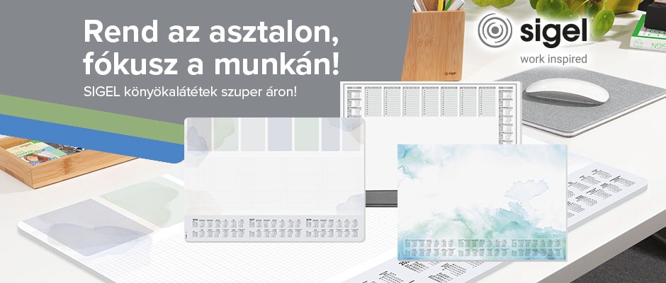 Rend az asztalon, fókusz a munkán!